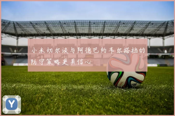小米切尔谈与阿德巴约韦尔搭档的防守策略更具信心